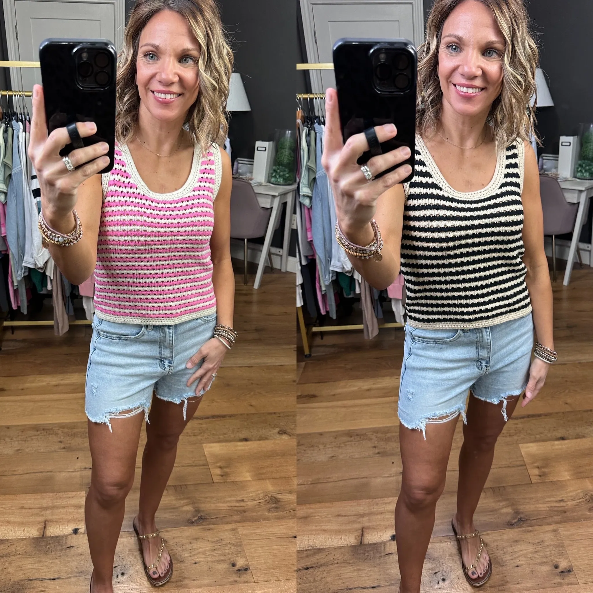 Take the Time Crochet Tank - Multiple Options