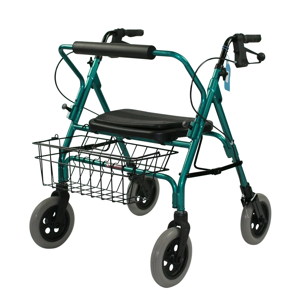 The Mini Mack Bariatric Wheeled Walker and Rollator