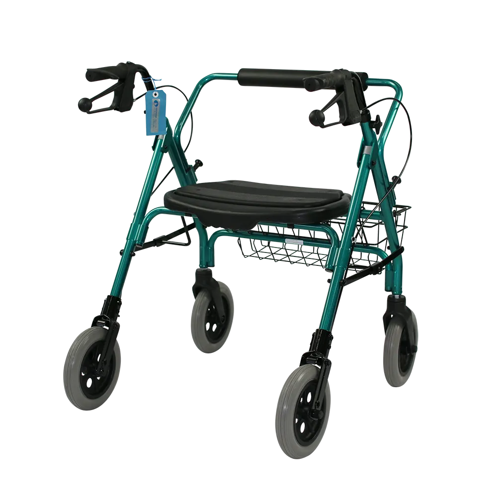 The Mini Mack Bariatric Wheeled Walker and Rollator