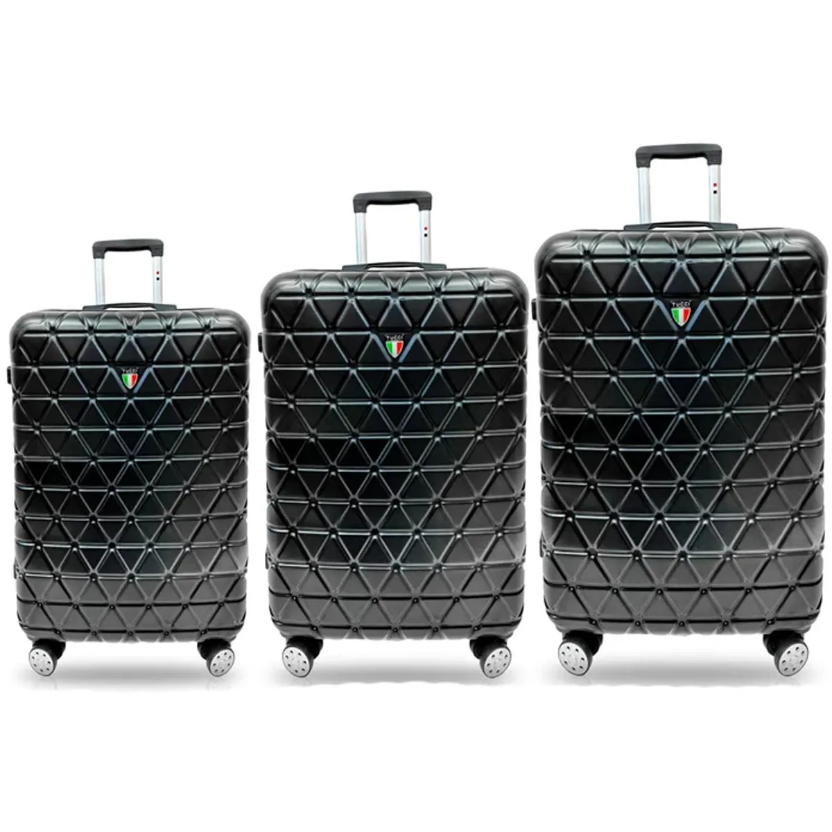 Tucci Tessere T0325 ABS 3pc Luggage Set