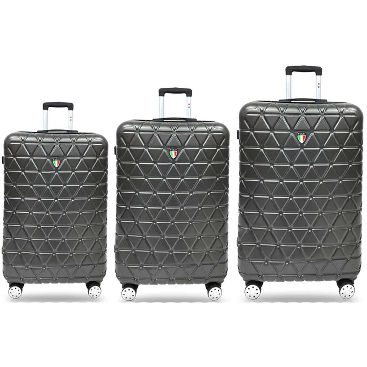 Tucci Tessere T0325 ABS 3pc Luggage Set