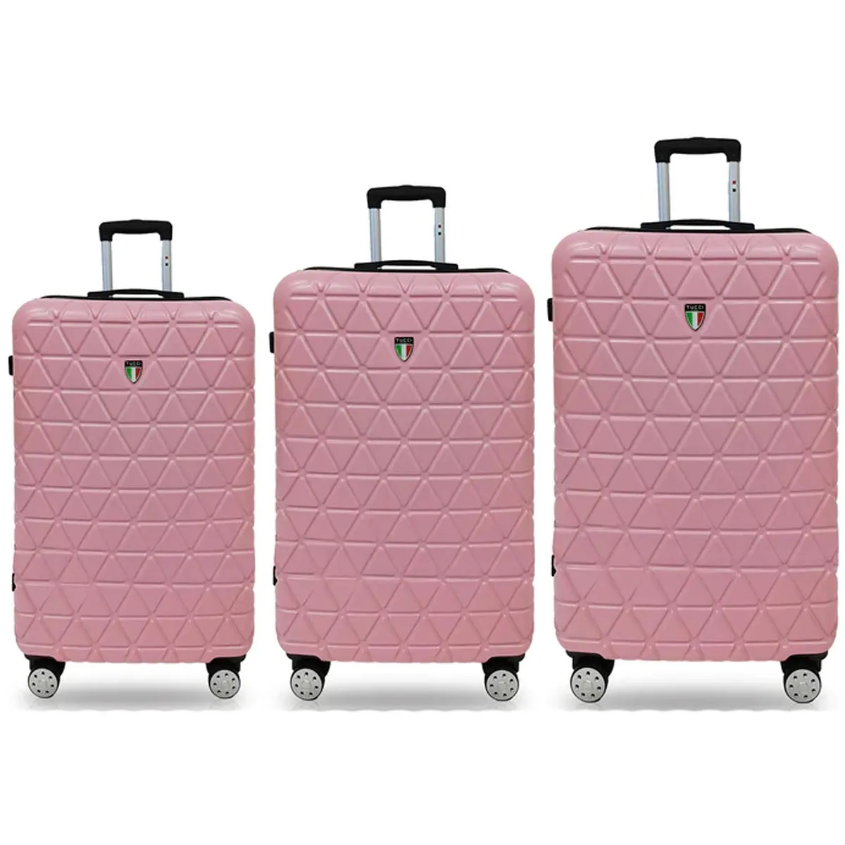 Tucci Tessere T0325 ABS 3pc Luggage Set