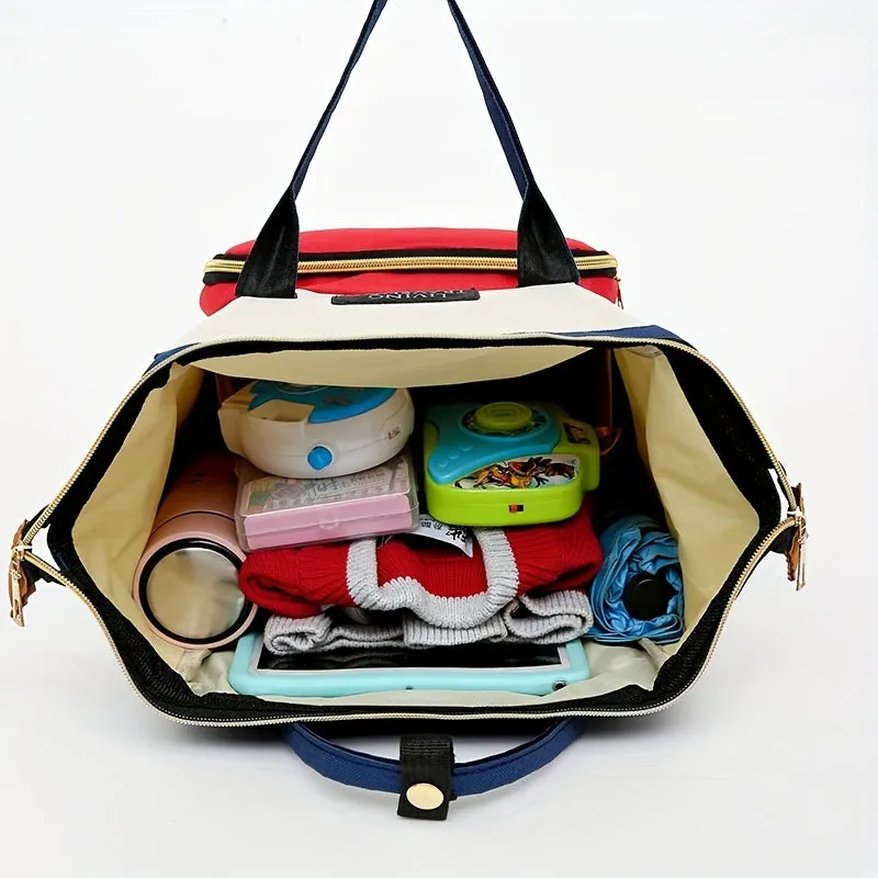 Versatile Zipper Backpack The Ultimate Portable Diaper Bag