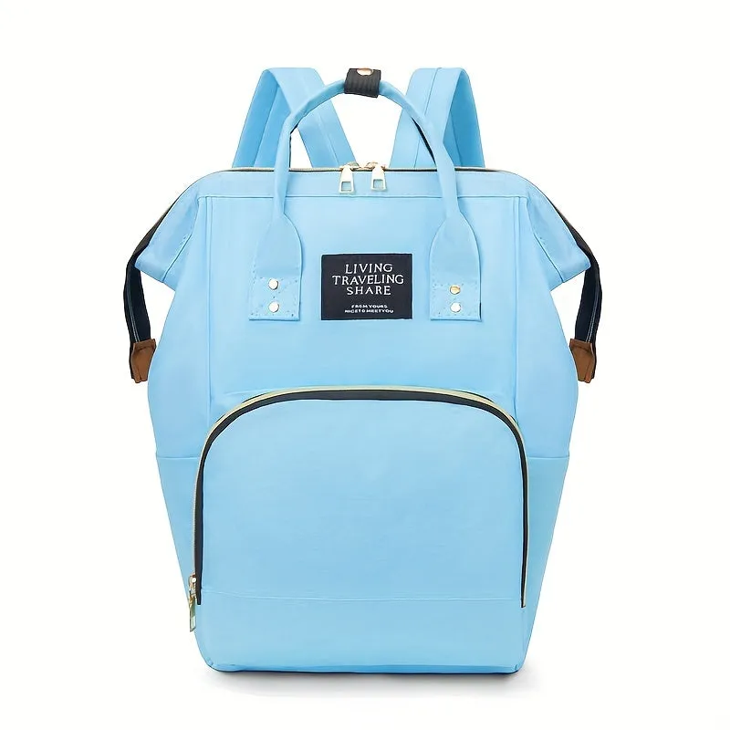 Versatile Zipper Backpack The Ultimate Portable Diaper Bag